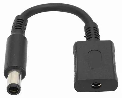 Obrázek produktu pro Konektor napájecího adaptéru, zástrčka 4,5 × 3 mm (samice) na 7,4 × 5,0 mm (samec), vhodný pro HP