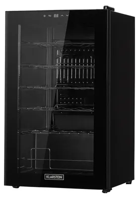 Obrázok produktu pre Klarstein vinotéka, 1 zóna, malá, 63 l, sklenené dvere, 5-18 °C, 24 fliaš