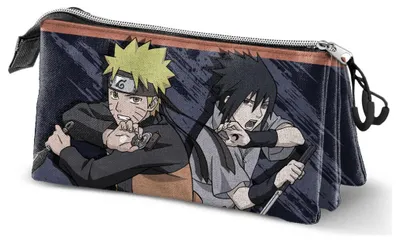 Productafbeelding van Karactermania Naruto Triple Shadow etui, 11x23x8 cm, blauw, blauw, one size