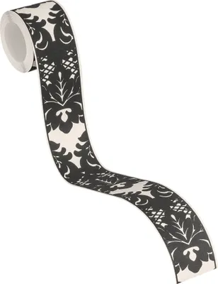 Produktbild von A.S. Création Bordüre Only Borders 9 schwarz weiß 5,00 m x 0,05 m 962141
