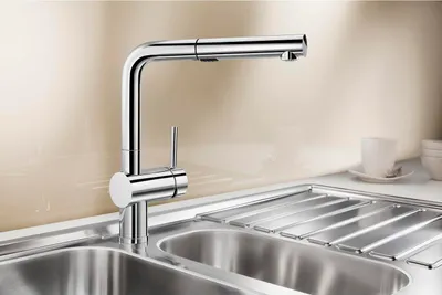 Obrázok produktu pre BLANCO LINUS-S, Šedá, Páková rukoväť, Samostarný, Keramický, 140°, G3/8