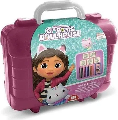 Zdjęcie produktu dla Zestaw piśmienniczy Disney walizka Domek dla lalek Gabby: 81 elementów (42117)