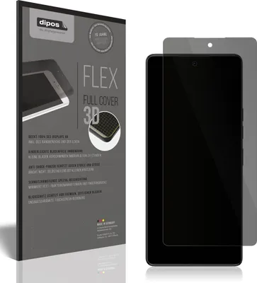 Produktbild von Full Cover Privacy Blickschutzfolie für Tecno Camon 40 Folie Anti-Shock