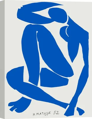 Immagine prodotto di Stampa d'arte su tela, Henri Matisse, Nudo blu IV - 70x50 cm