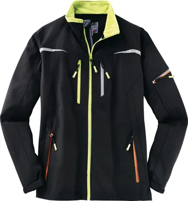 Produktbild von Softshelljacke Terrax Workwear Gr.XL schwarz/limette TERRAX