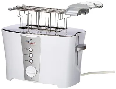 Toaster mit Sandwich-Zange, 2 Schlitze, 7 Bräunungsstufen, 600 W