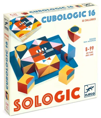 Produktbild von DJECO Puzzlespiel Sologic - Cubologic 16