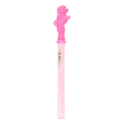 Produktbild von Pferd Blasenschwert Rosa 38 cm, vorgefüllt mit Blasenflüssigkeit für Riesenblasen