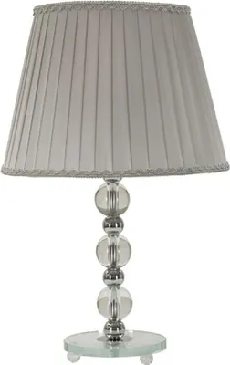 Zdjęcie produktu dla o Ferretti lampa stołowa Tolly E27 Ø 30x48 cm srebrny