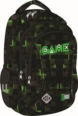 Obrázok produktu pre Plecak szkolny 3-komorowy Green Game