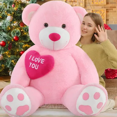 Riesiger Teddybär XXL, 120 cm, kuscheliges Plüschtier
