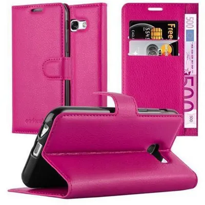 Immagine prodotto di Cadorabo custodia per Samsung Galaxy A3 2017 custodia protettiva in rosa custodia per cellulare cover chiusura magnetica