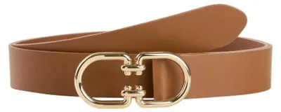 Productafbeelding van BRAX dames lederen riem 0020 met dubbele gesp