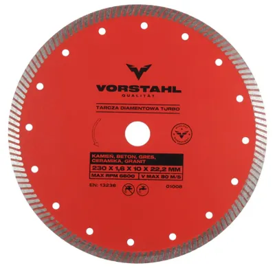 Produktbild von Vorstahl 01008 Diamanttrennscheibe Turbo für Stein Beton