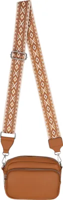 Produktbild von Bauchtasche Crossbody-Bag Umhängetasche Kunstleder Italy-Design BROWN (53381)
