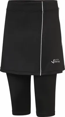 Produktbild von BLACK CREVICE - Damen Sport Leggings mit Rock | Farbe: Schwarz/Weiß| Größe: 38