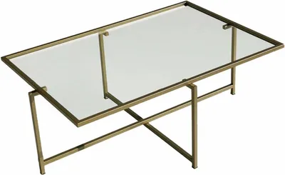Produktbild von Anna - Couchtisch, 94x64x35h cm Gold, Anlaufresistent