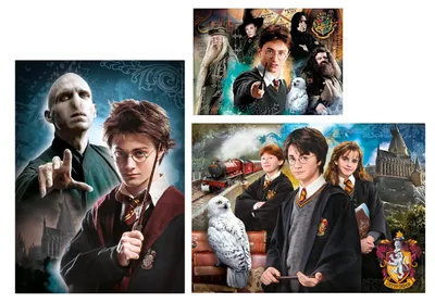 Obrázok produktu pre Clementoni 80075 - Puzzle - Harry Potter (1x 500 dielikov, 2x 1000 dielikov)