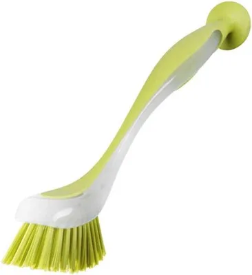 Productafbeelding van Afwasborstel met Zuigbasis - Vaatwasmachinebestendig, Groen/Blauw