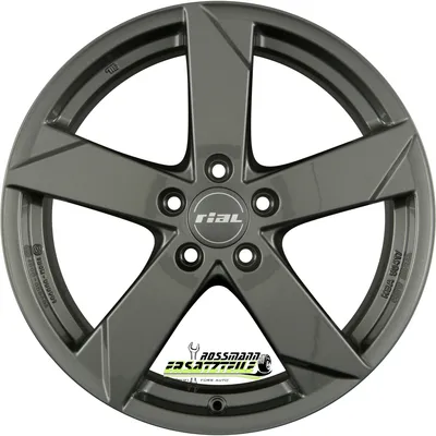 Immagine prodotto di Rial Kodiak graphite 7.5x17 ET38 - LK5/112 ML66.6 Ruota in alluminio