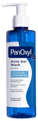 Produktbild von Reinigungsgel, PanOxyl, gegen Akne und Hautausschläge, beugt der Bildung von Pickeln vor, für empfindliche Haut, mit 2 % Salicylsäure, 89 ml