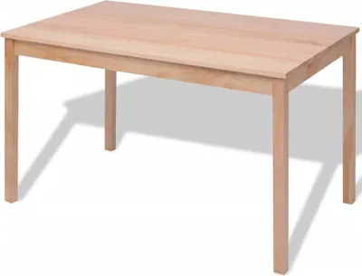 Produktbild von Langlebige Siebenteiliges Esstisch-Set Pinienholz - Möbel886931 - Esszimmer
