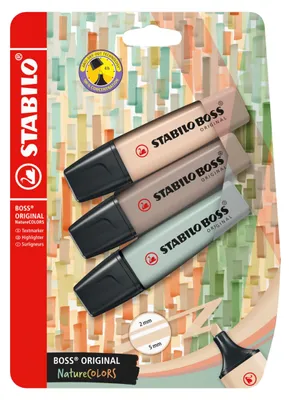 Produktbild von STABILO - Textmarker - BOSS ORIGINAL NatureCOLORS