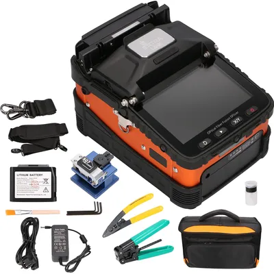 Produktbild von Extralink AI-5 Pro Glasfaserschweißgerät Fusionsspleißgerät tragbar 5200 mAh Bluetooth 5" LCD