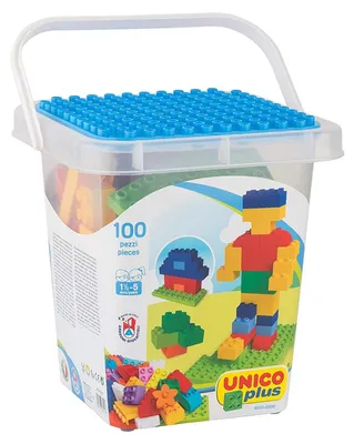Produktbild von Einzigartige Basis-Eimer 100 Stück 8510 Bauspielzeug Set Fantasie