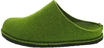 Produktbild von Haflinger Flair Soft Uni Hausschuh in Grün, Größe 46