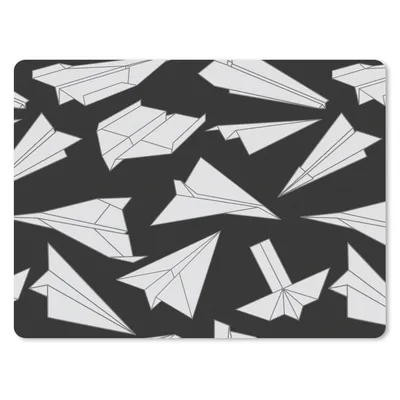 Produktbild von MuchoWow® Mauspad Mousepad Design - Papier - Flugzeuge 23x19 cm - Mousepads - Maus Mat - Pad - Mausunterlage - Schreibtischunterlage - Mauspad
