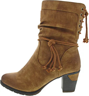 Produktbild von Rieker 96073 Damen Stiefel Warmfutter Stiefeletten, Größe:40 EU, Farbe:Braun