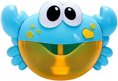 Immagine prodotto di Il granchio delle bolle produce schiuma spumeggiante nella vasca da bagno blu