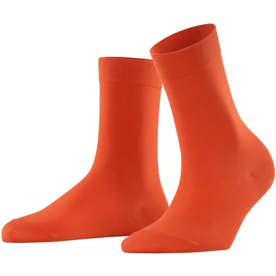 Produktbild von FALKE Baumwolle Touch damessokken, oranje (ziegel)