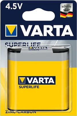Produktbild von Varta Superlife Batterie 4,5V im Blister