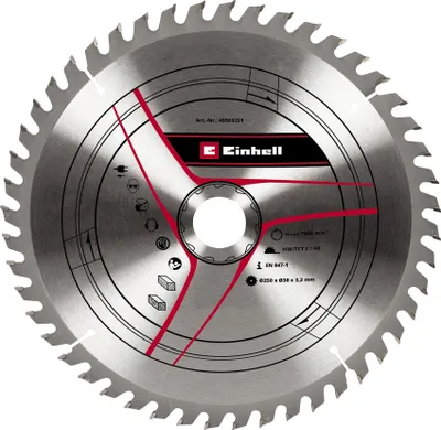 Produktbild von Einhell Stat. Sägen-Zubehör Sägebl. HM Ø 250x30x3,2 Z48 49589351