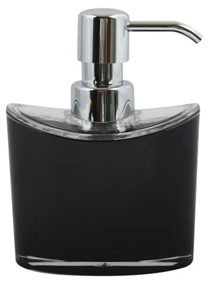 Produktbild von MSV Seifenpumpe/Spender Aveiro - PS - Kunststoff - schwarz - 14 cm