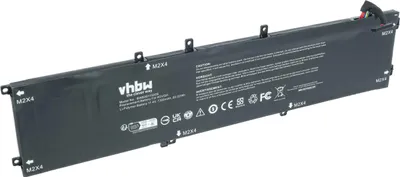 Produktbild von vhbw Akku Ersatz für Dell 01P6KD, P56F001, T453X, 62MJV, P56F, 1P6KD, M7R96, 4GVGH, 062MJV für Notebook (7300 mAh, 11,4 V, Li-Ion)