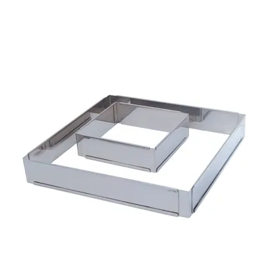 Obrázek produktu pro de Buyer 3013.30, Dortová forma, Čtverec, Nerezová ocel, Nerezová ocel, 299 mm, 299 mm