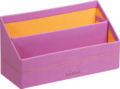Produktbild von Rhodia Rhodiarama Briefständer aus Kunstleder, 25x10x14 cm - Flieder 318941C