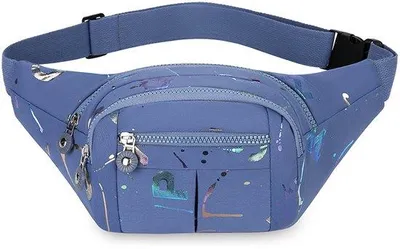 Image de Sac à dos bandoulière imperméable, bleu