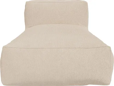 Produktbild von Beigefarbener Velours-Sessel  - NOUMARA