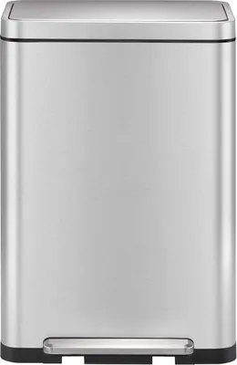 Image de EKO - X-Cube Poubelle à pédale 45 litres - Stainless steel Polypropylene - Matt Edelstahl