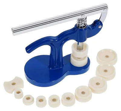Produktbild von 13tlg Set Druckwerkzeug für Uhren – Gehäuse Uhrenmacher Reparatur Kit mit 12 Nylondüsen, Uhrenpresse Werkzeug
