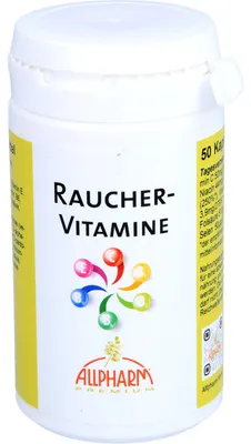 Zdjęcie produktu dla Kapsułki witaminowe dla palaczy ALLPHARM, 50 kapsułek