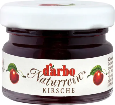 Zdjęcie produktu dla d’arbo 70000035 d’arbo Naturrein Kirsch Konfitüre, 60 St.