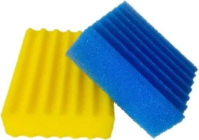 Immagine prodotto di Filtro per laghetto - Schiuma blu a grana grossa - Di ricambio - 23x20x8 cm
