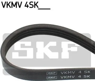 Produktbild von SKF Keilrippenriemen 824mm für BMW 5 Limousine (E60) VKMV 4SK824