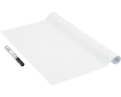 Image de Film pour tableau blanc Venilia blanc 45x150 cm stylo inclus