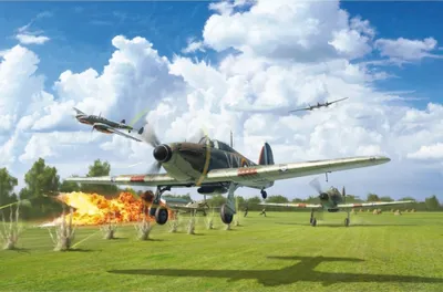 Produktbild von Modellbausatz Flugzeug 2802 – Hurricane MK. I (1:48)